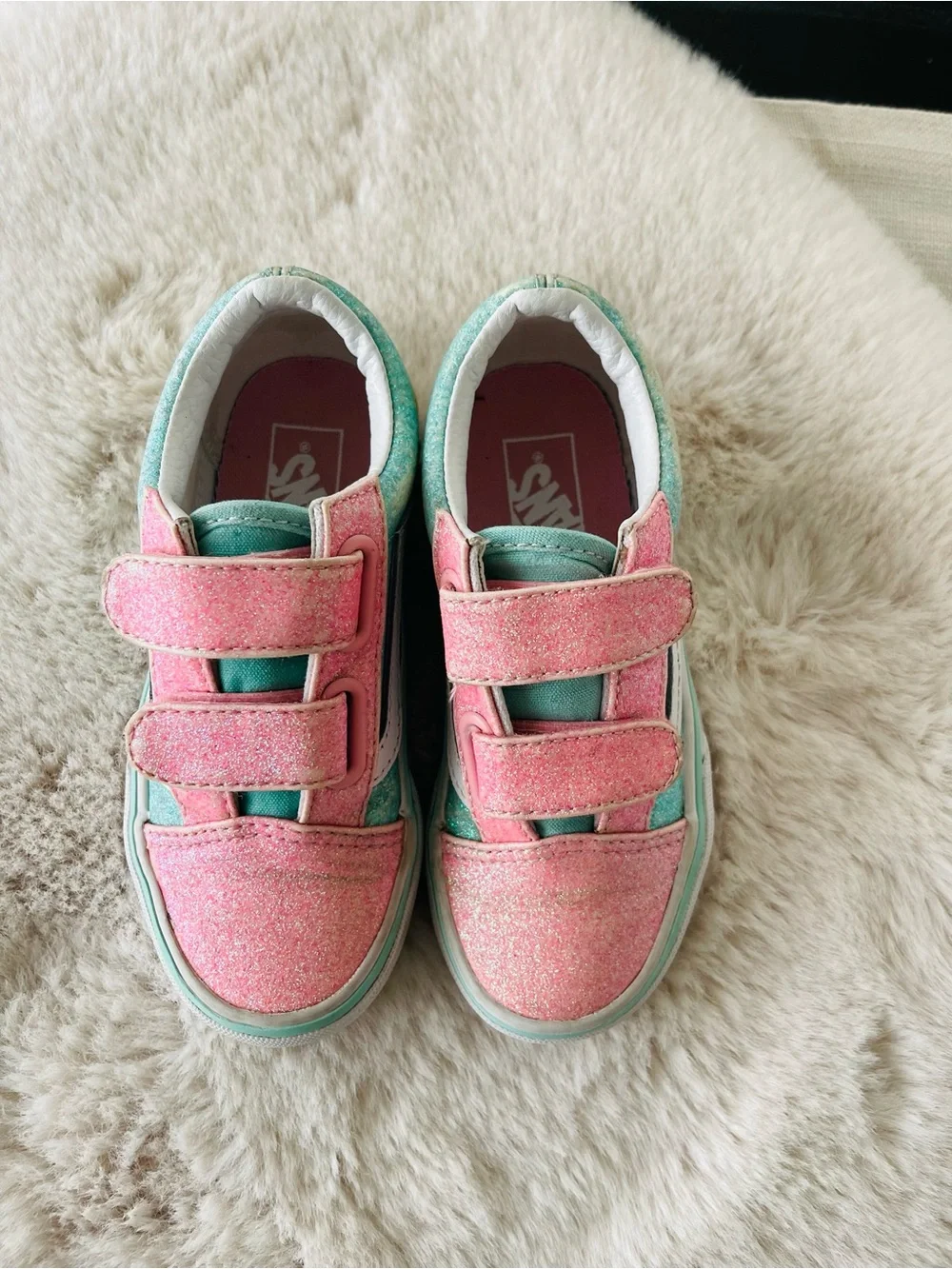 Vans cor sparkle shoes sz 11.5 kids